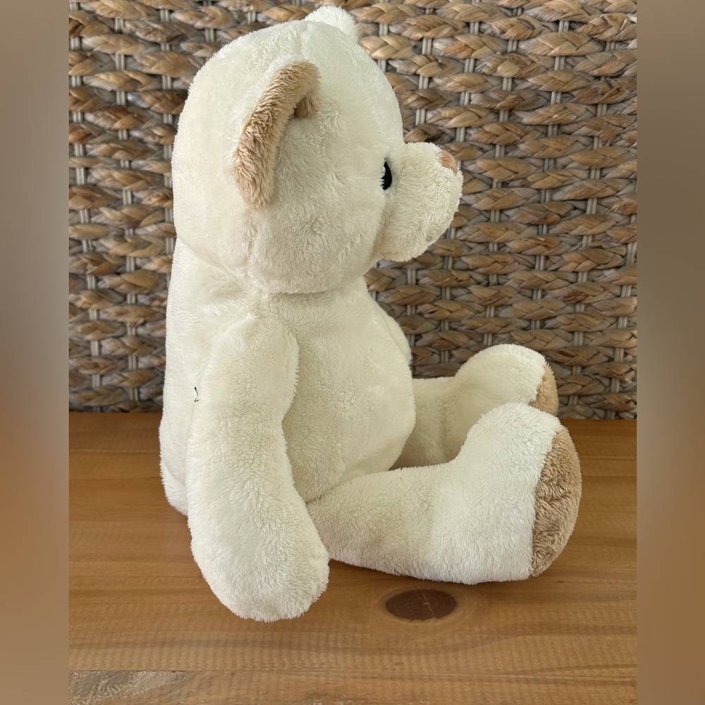 Harrods “My First Harrods” Teddy Bear Light Tan Cream/Ivory UK London 15” - Picture 4 of 16